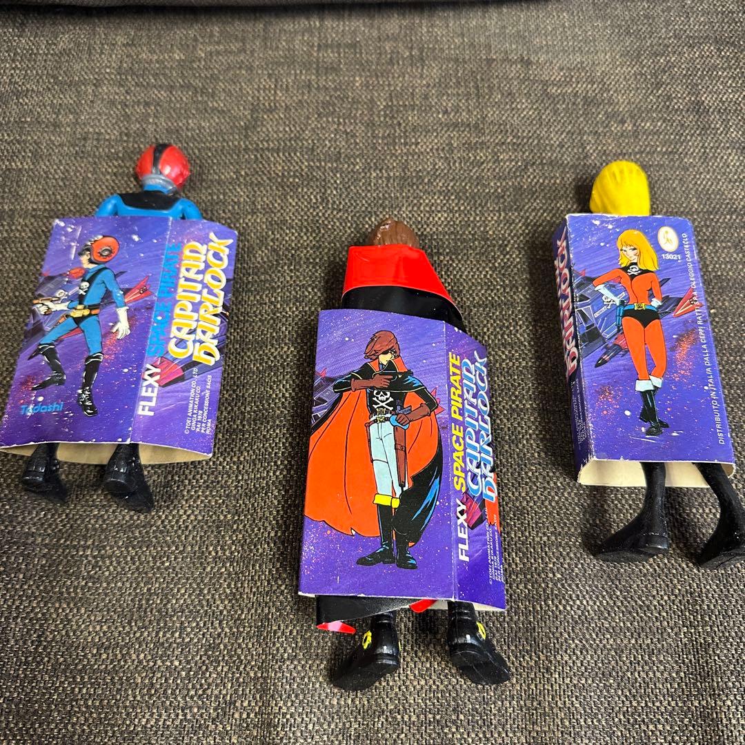 ファンキーポーズ　キャプテン ハーロック　3体セット　海外パッケージ