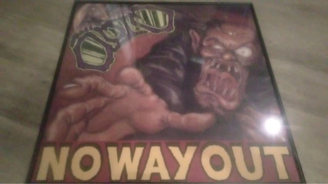 激稀少ポスター/OUTO/NO・WAY・OUT/TOM/ポスターフレーム付