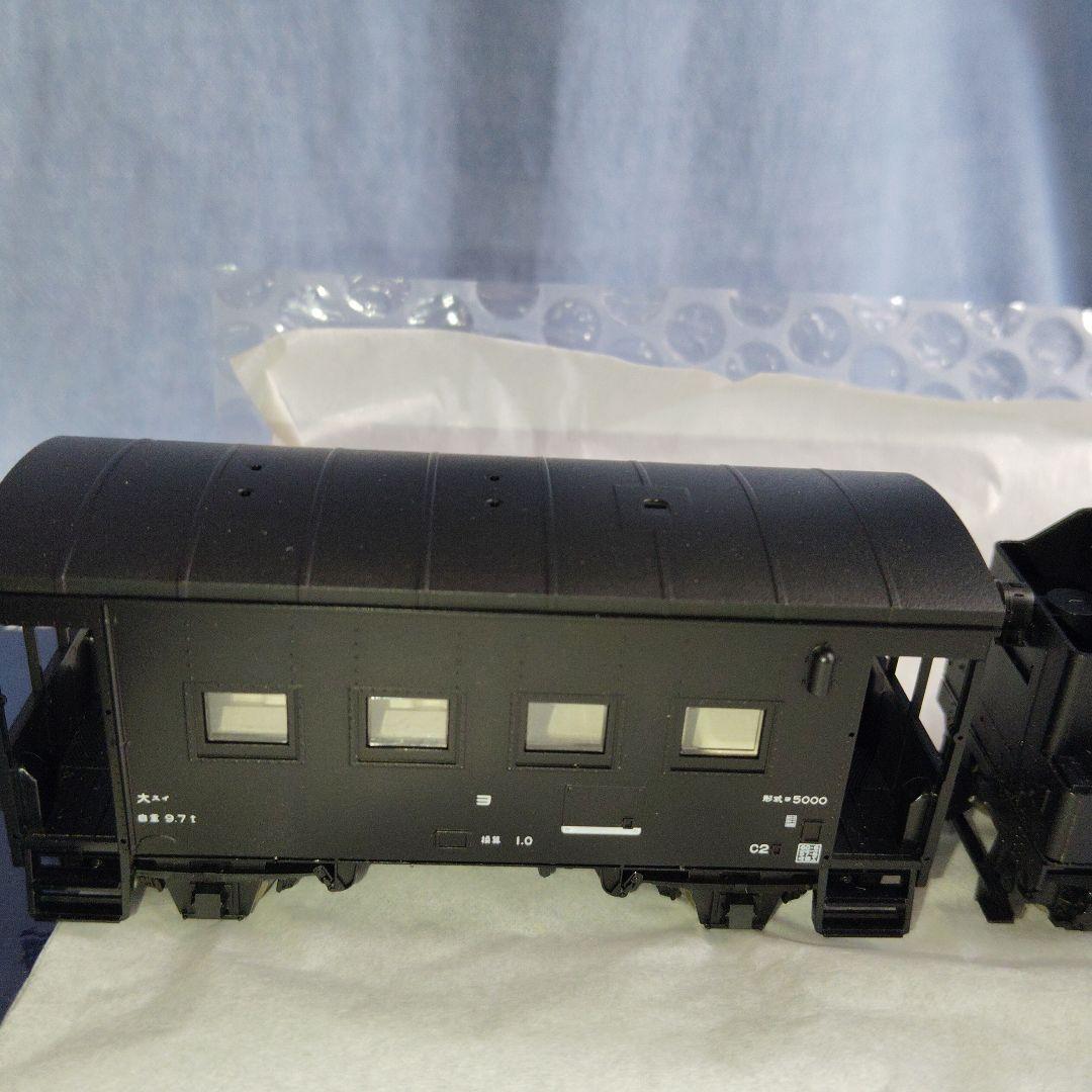 か*ん様 蒸気機関車 プラスチック製模型 ブラック