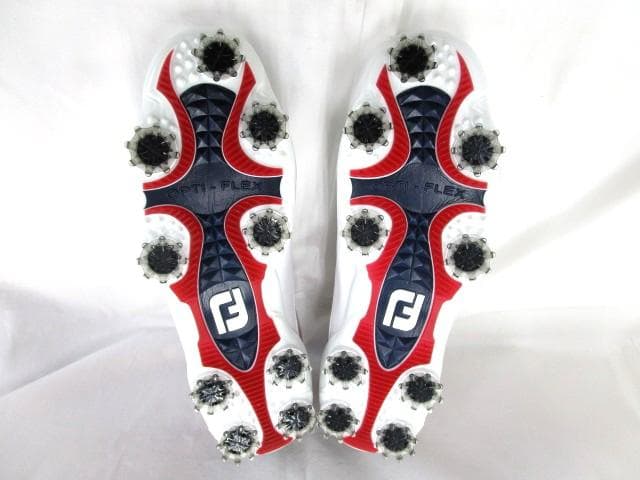 新品未使用　フットジョイ DNA ゴルフシューズ ホワイト/レッド　25.5