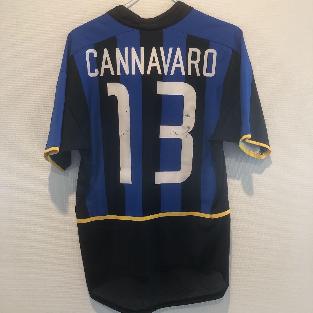 サッカー イタリア　セリエA インテル カンナバーロ　ユニフォーム