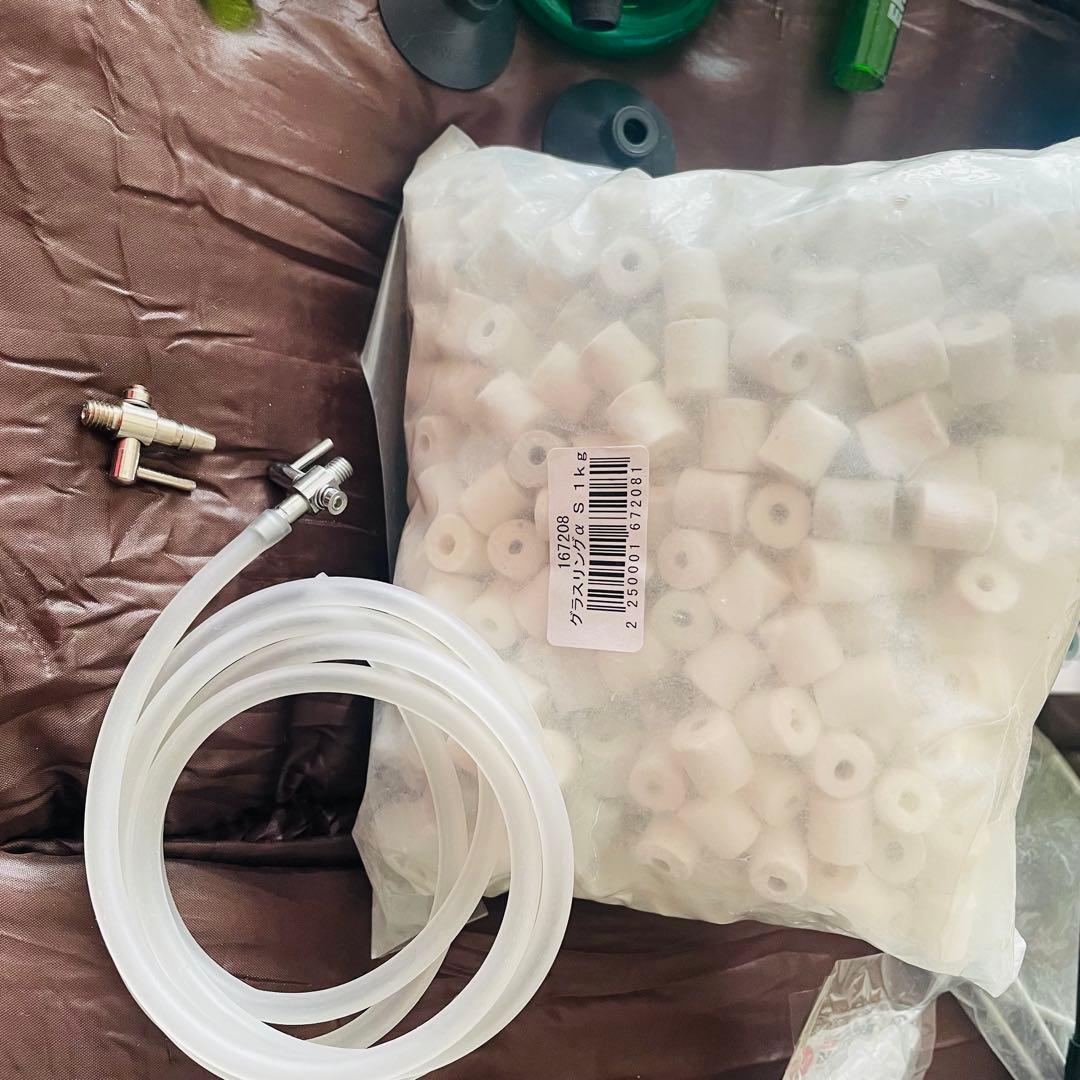 EHEIM 2213.ガラス吸排水パイプ.エアーポンプ.タイマー.豪華セット