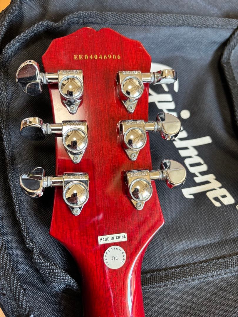 レフティ！Epiphone Les Paul STANDARD 専用ケース付き