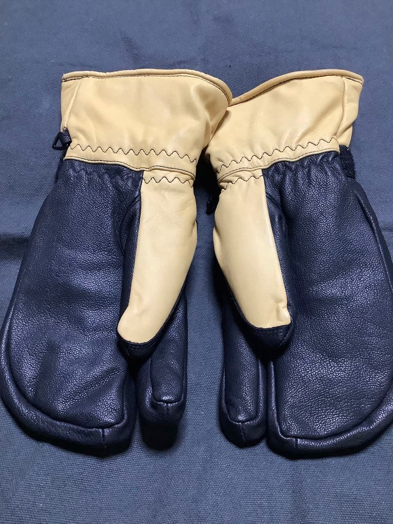 HESTRA 3-Finger Full Leather サイズ:8 未使用