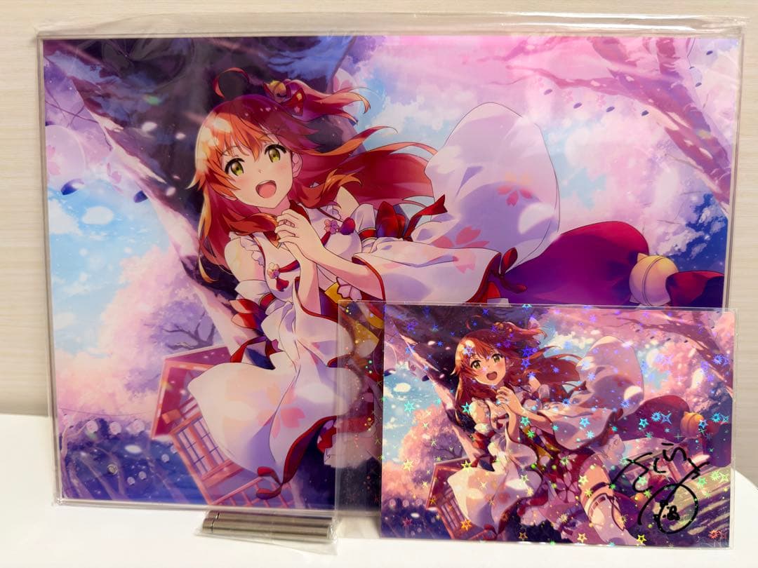 さくらみこ　誕生日記念ボイス 2020 直筆サインポストカード&アクリルパネル