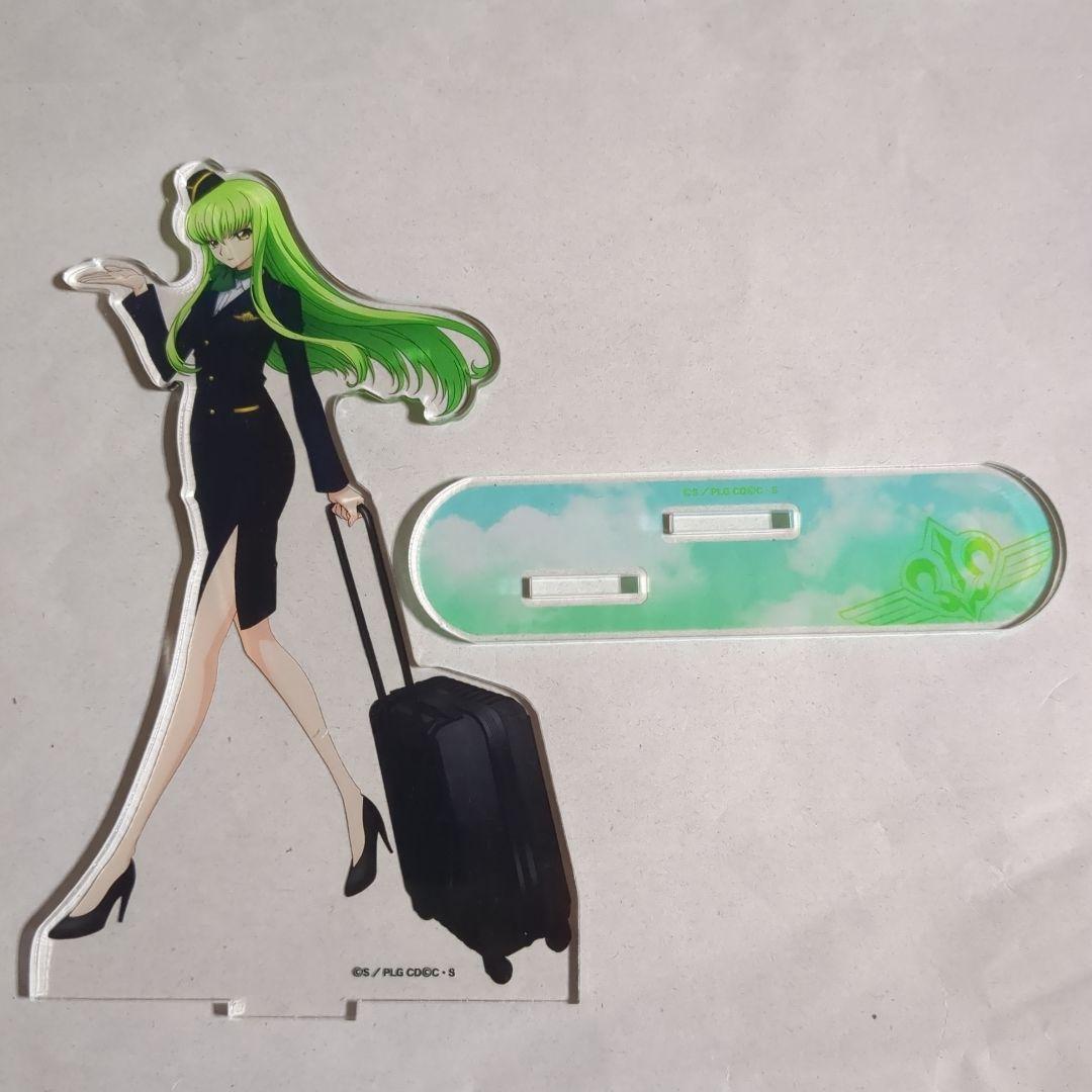 コードギアス反逆のルルーシュ C.C. 成田アニメデッキ アクリルスタンド