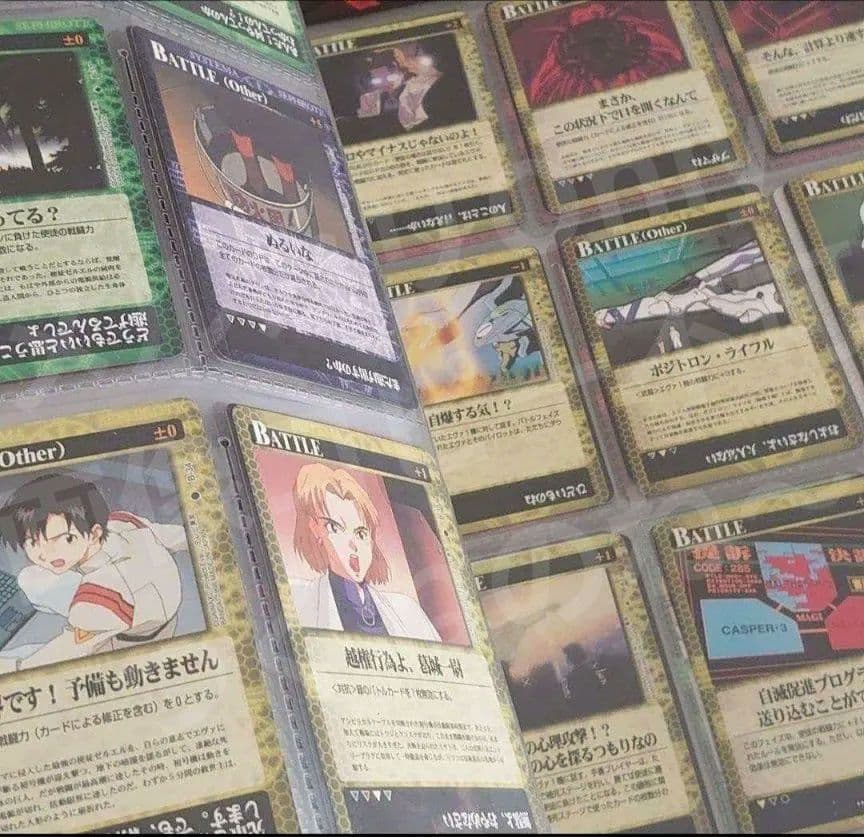 エヴァ カードゲーム第１弾＆第２弾セット 計４０６枚 セミコンプリート