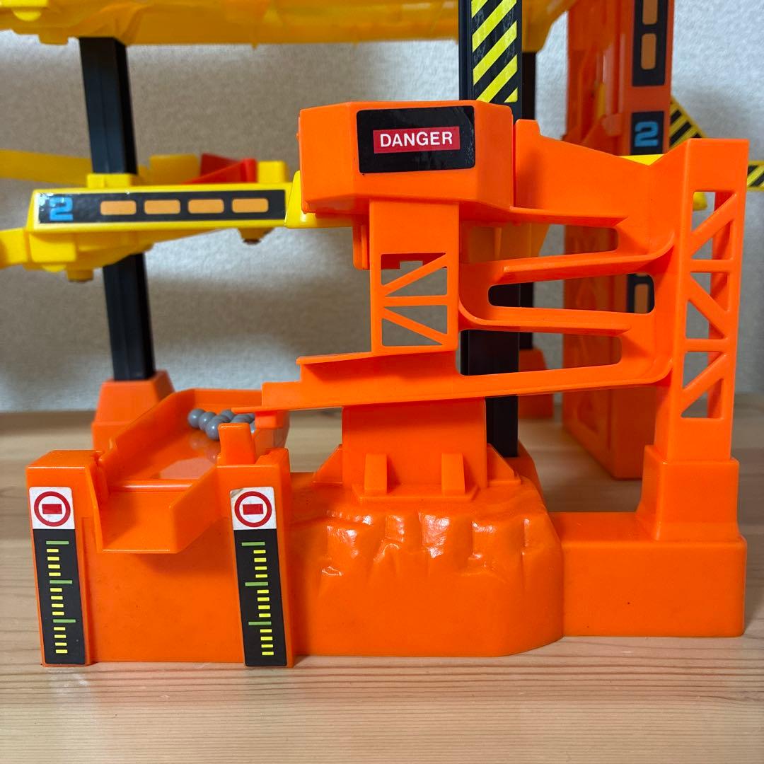 トミカ　建設　けんせつごっこ　工事現場　クレーン　1990年代　TOMY