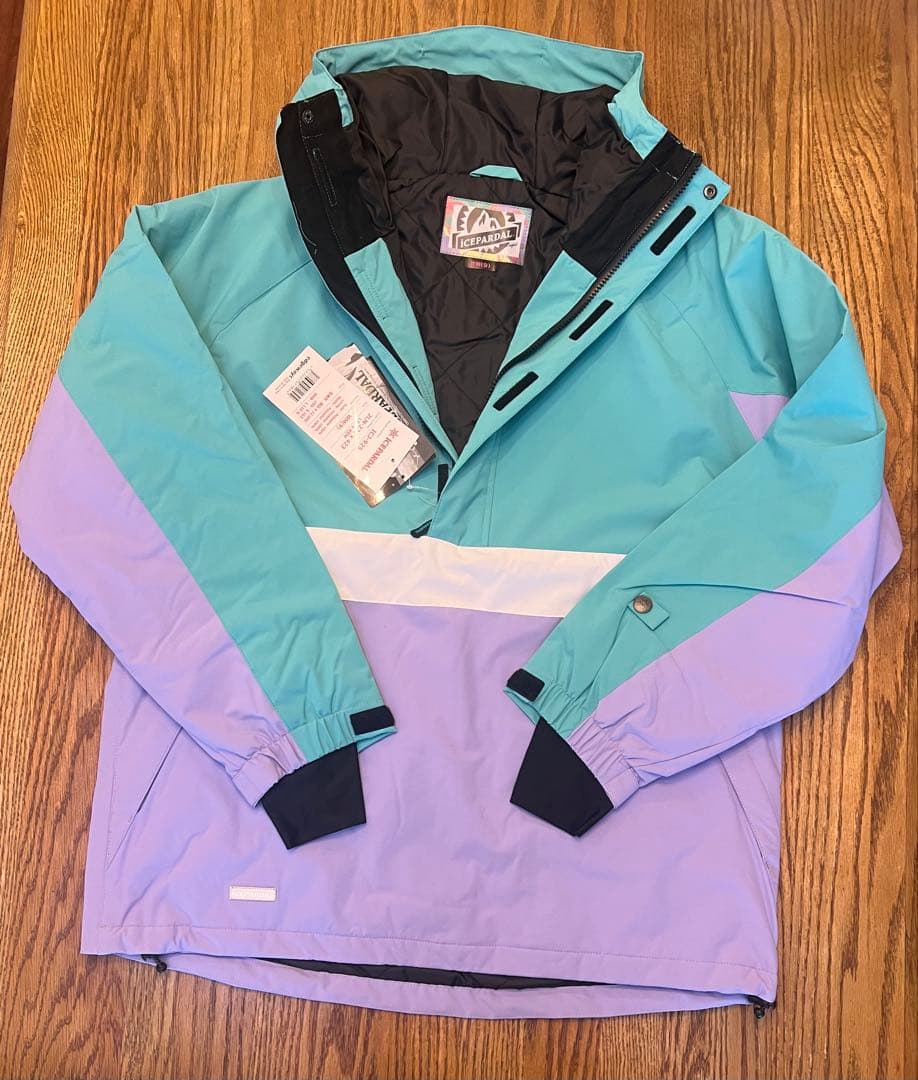 美品アイスパーダル　スノーボードウェアセットM（ ミトン・ニット帽）レディース