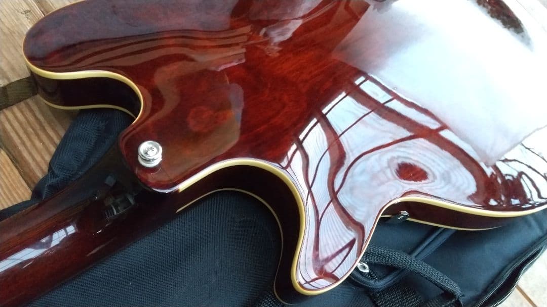 Epiphone Jack Casady Signature レッド ケース付