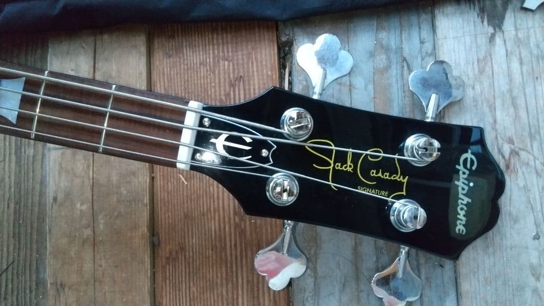 Epiphone Jack Casady Signature レッド ケース付