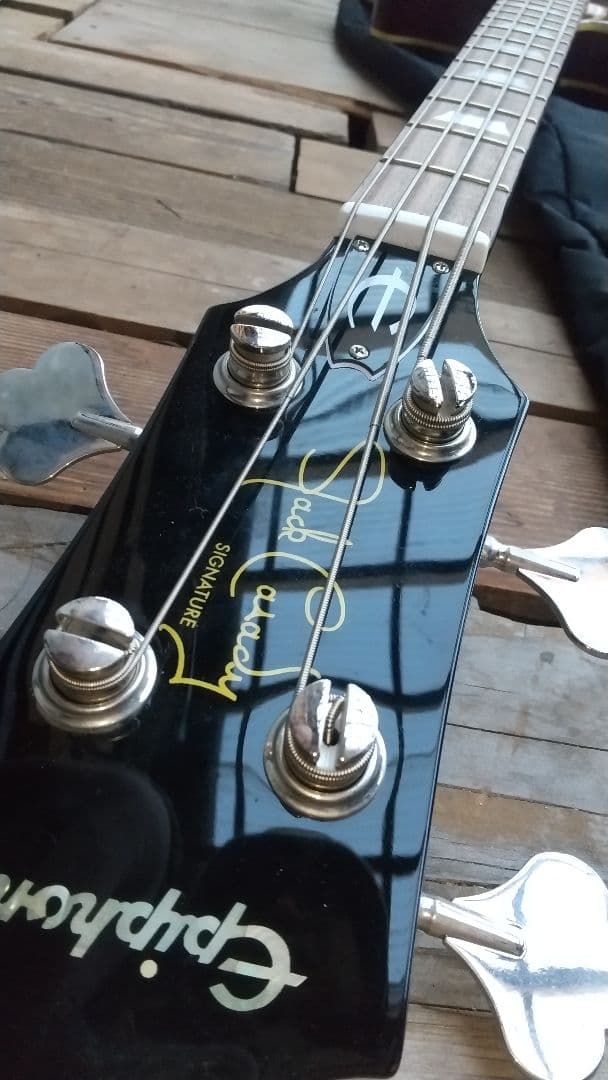 Epiphone Jack Casady Signature レッド ケース付