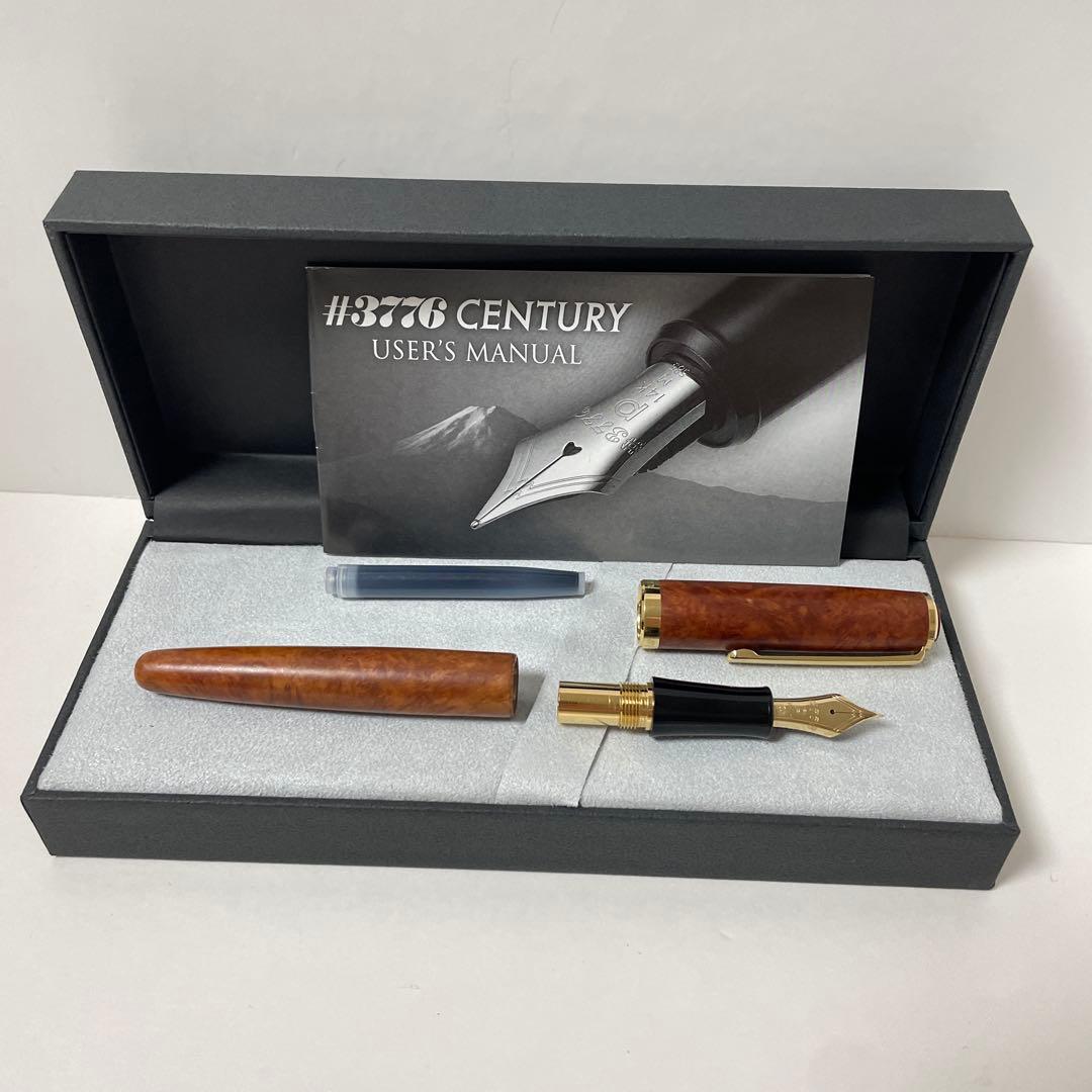 #3776 CENTURY 万年筆 旧型ブライヤ　細字