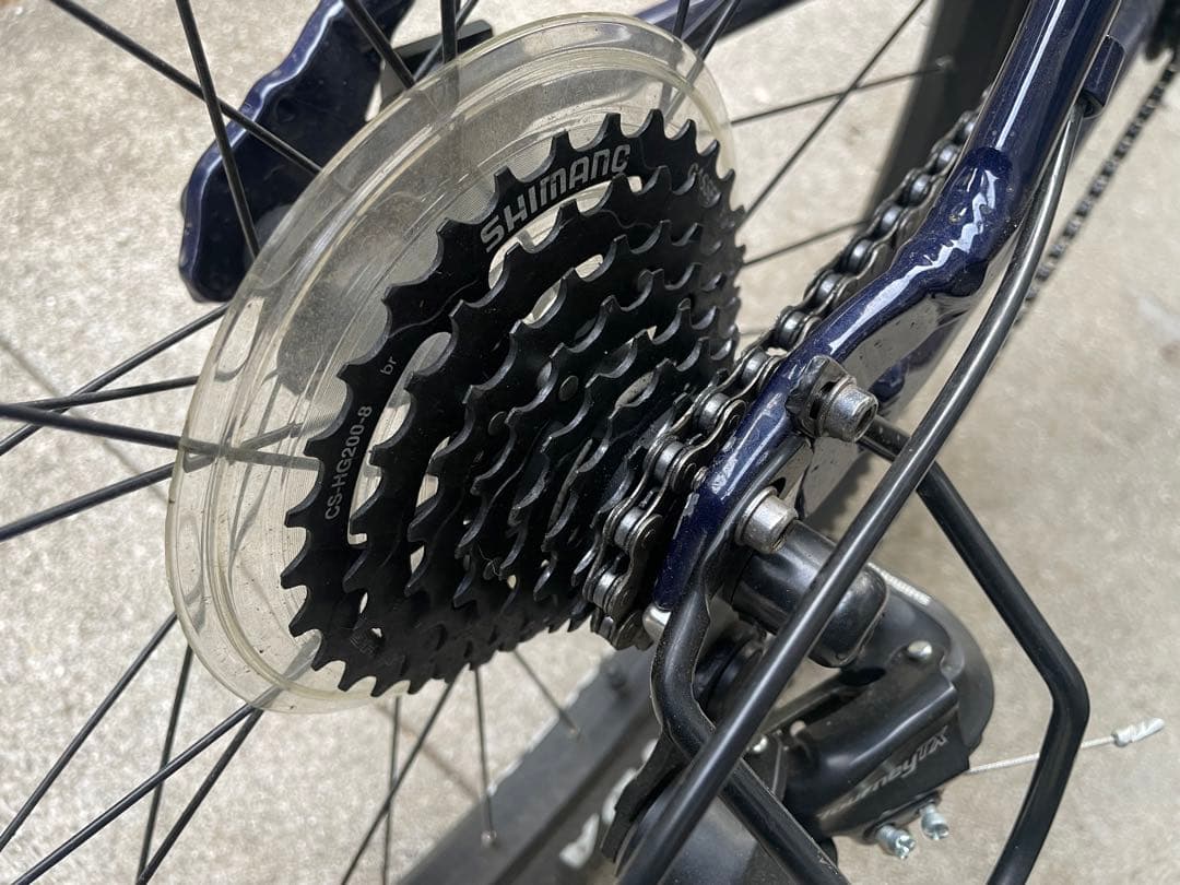 ヨツバサイクル 24インチ ネイビー ホワイト 引取り限定 神奈川県中央部