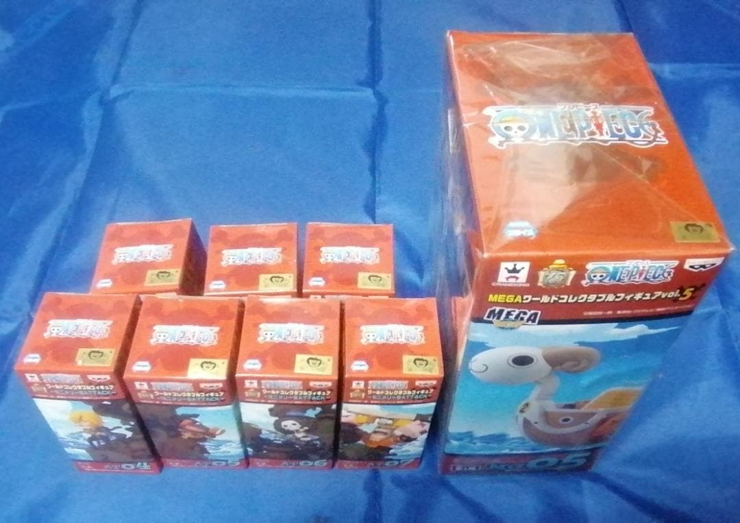 ぺ*)様 ワンピースワールドコレクタブルフィギュアーミニメリー号ATTACKーセ
