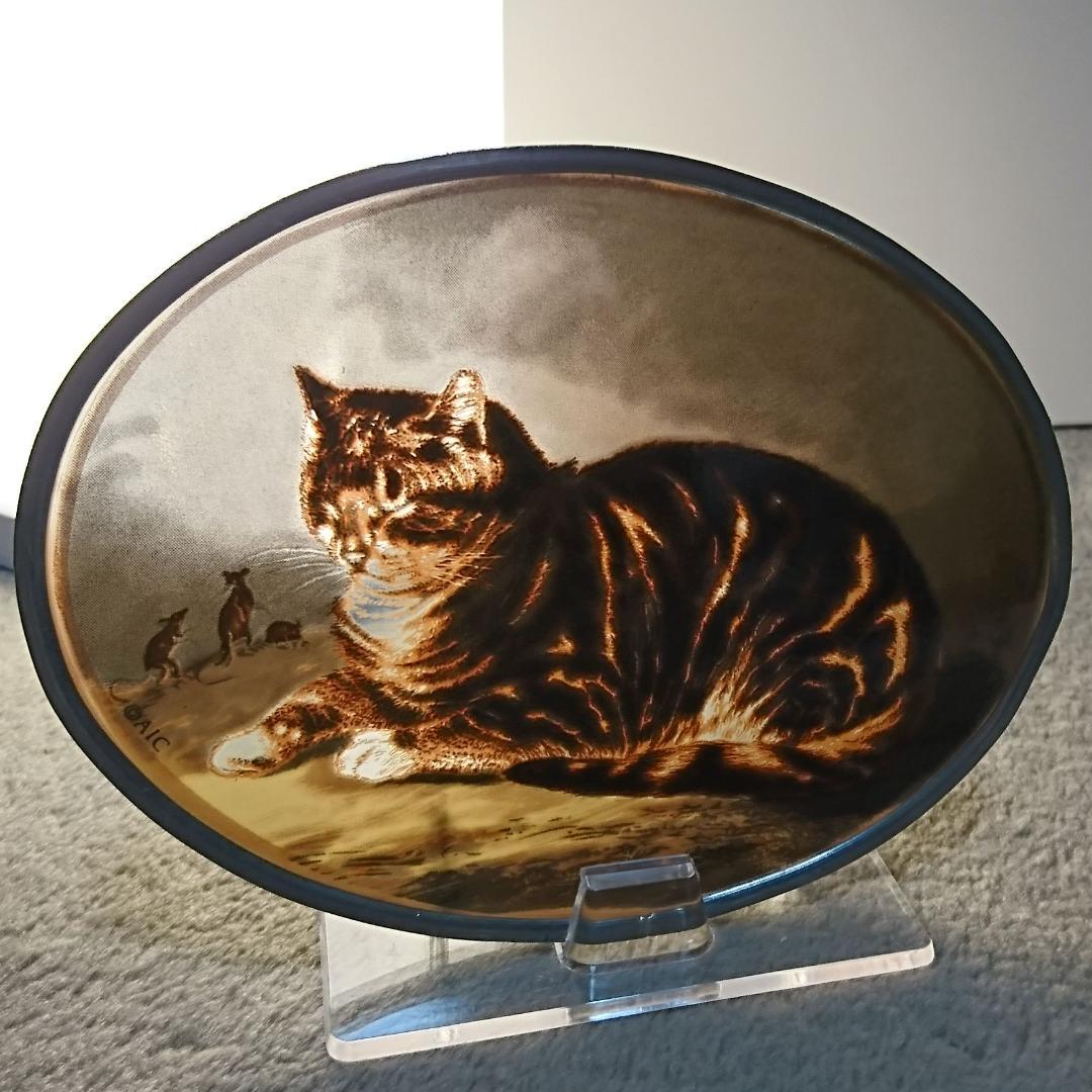 アメリカ ステンドグラス Cat 猫シカゴ美術館グラスマスターズ社にゃんこ
