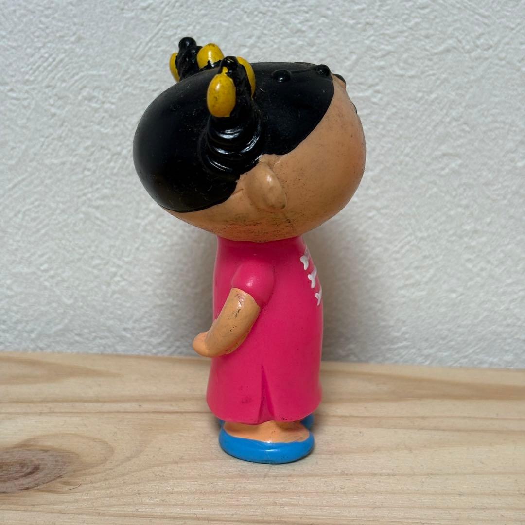 銀座アスター ノベルティ人形 昭和レトロ ピンクチャイナ フィギュア BY17