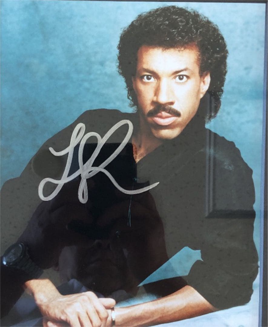 ライオネルリッチー　LIONEL RICHIE Signed Photo