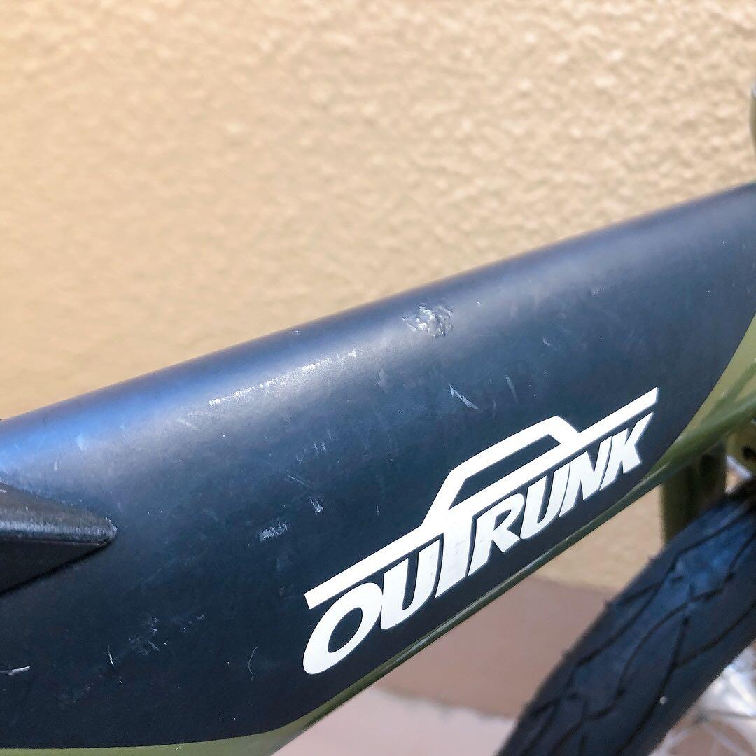 送料込み!修理できる方向き! アウトランク 折りたたみ自転車 携行バッグ付