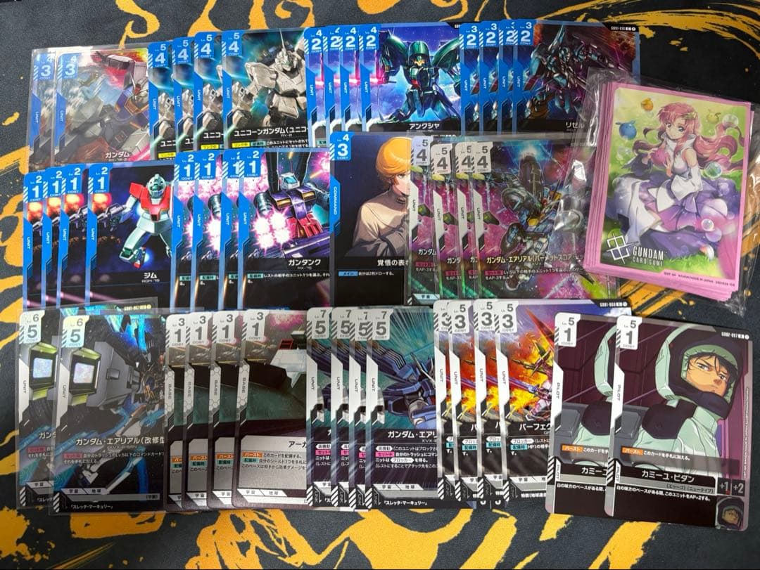 青白SEED　デッキ+α スリーブ