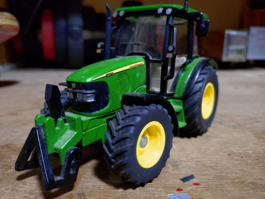 トラクター ミニカー 2台おまけトレーラー