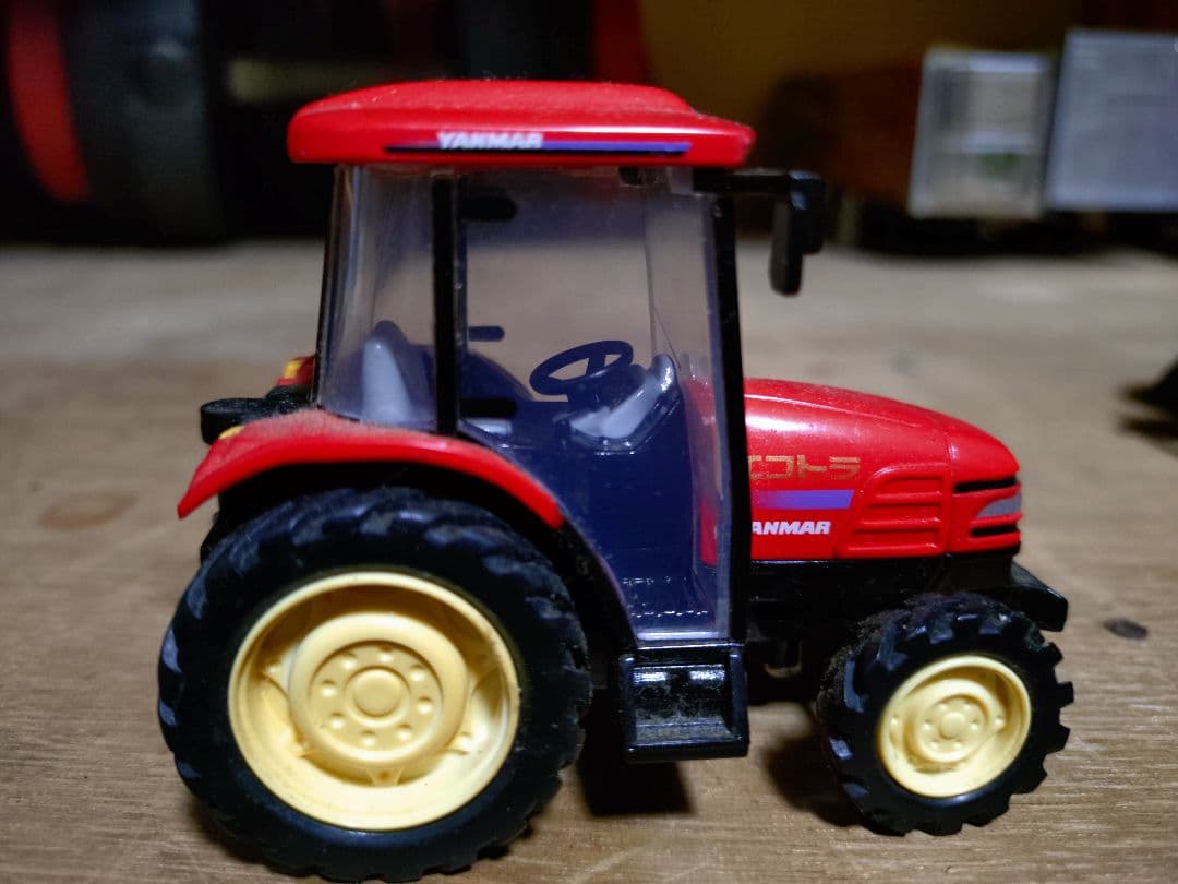 トラクター ミニカー 2台おまけトレーラー