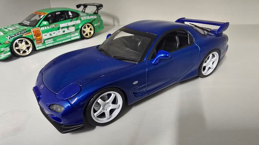 ミニカー Hotworks Silvia S15 & Mazda RX7 1/24