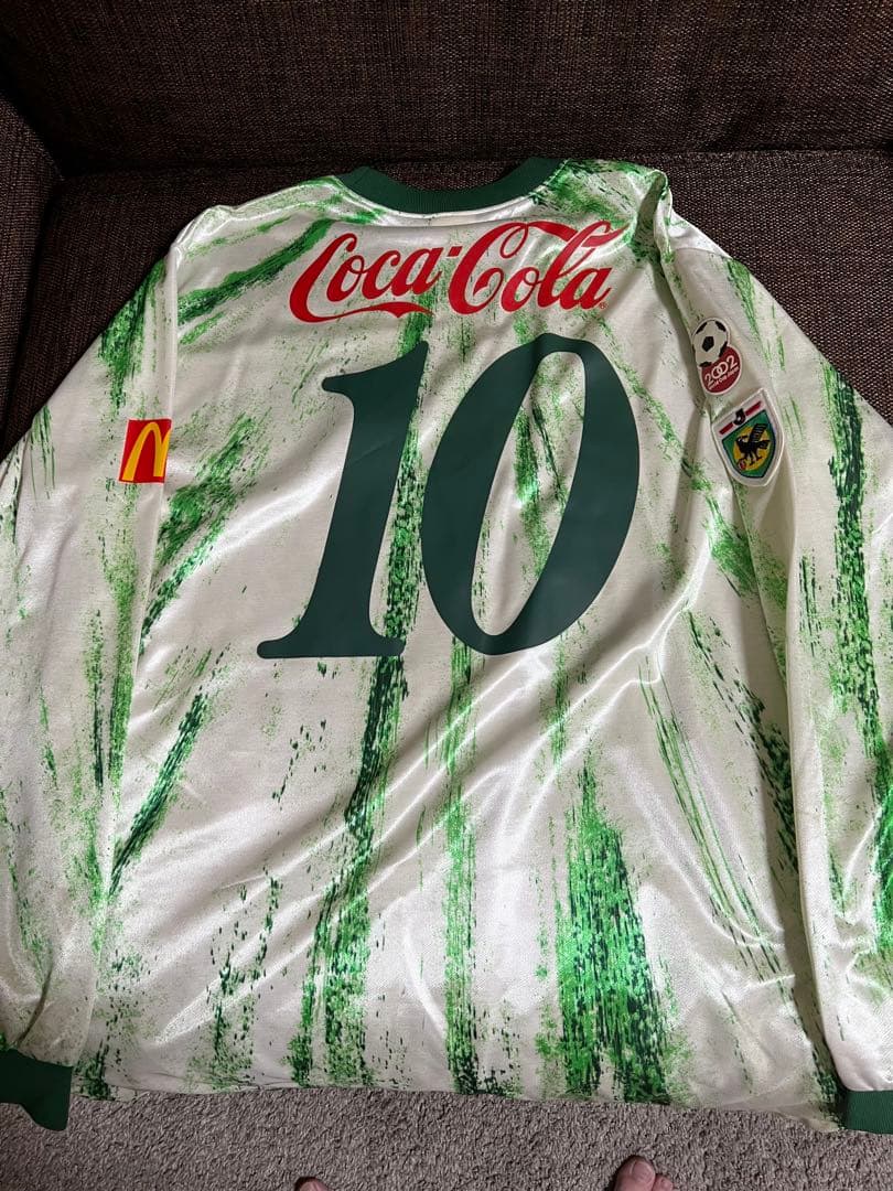 1993/94 読売ヴェルディ川崎ユニフォーム　10番　※複数選手のサイン入り