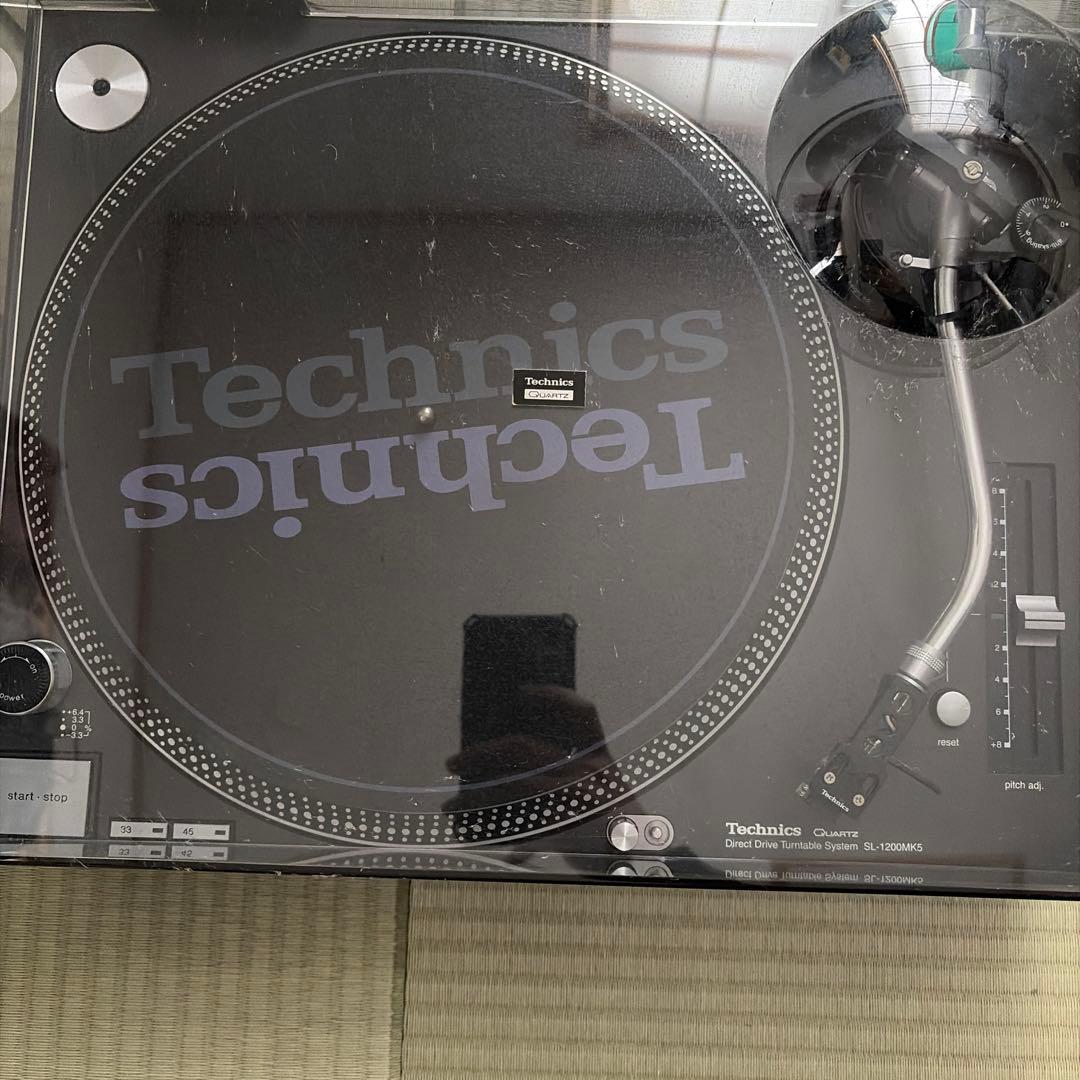 Technics SL-1200MK5テクニクス　ターンテーブル　 DJ機材　黒