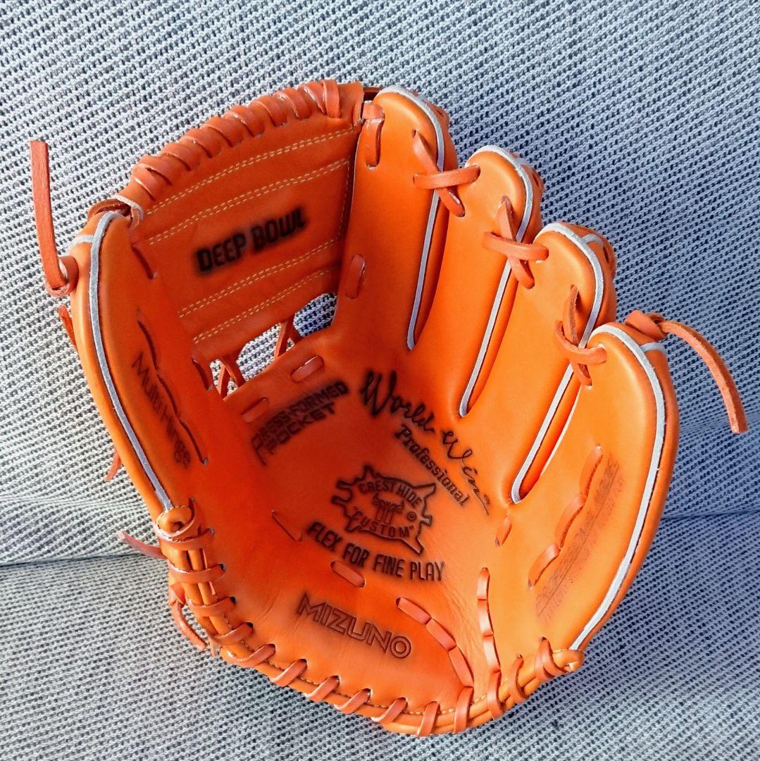 赤カップ 完全限定 ミズノ 復刻軟式グラブ セカンド用 激レア ヴィンテージ