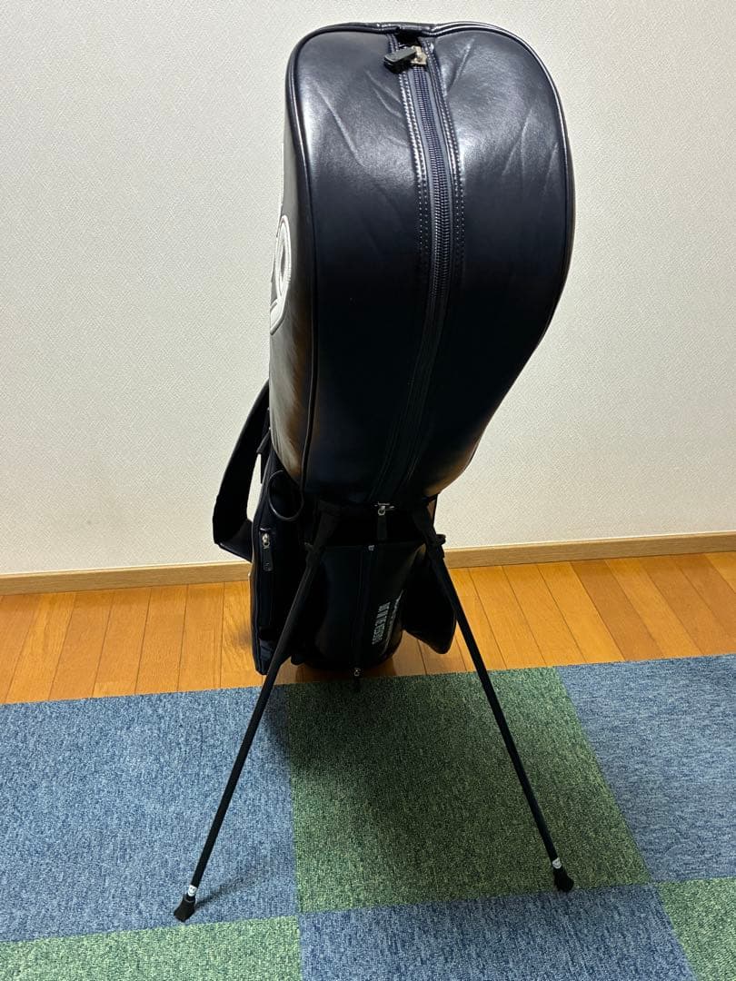 ＜モモシン＞【パーリーゲイツ】 スタンド式キャディバッグ ネイビー