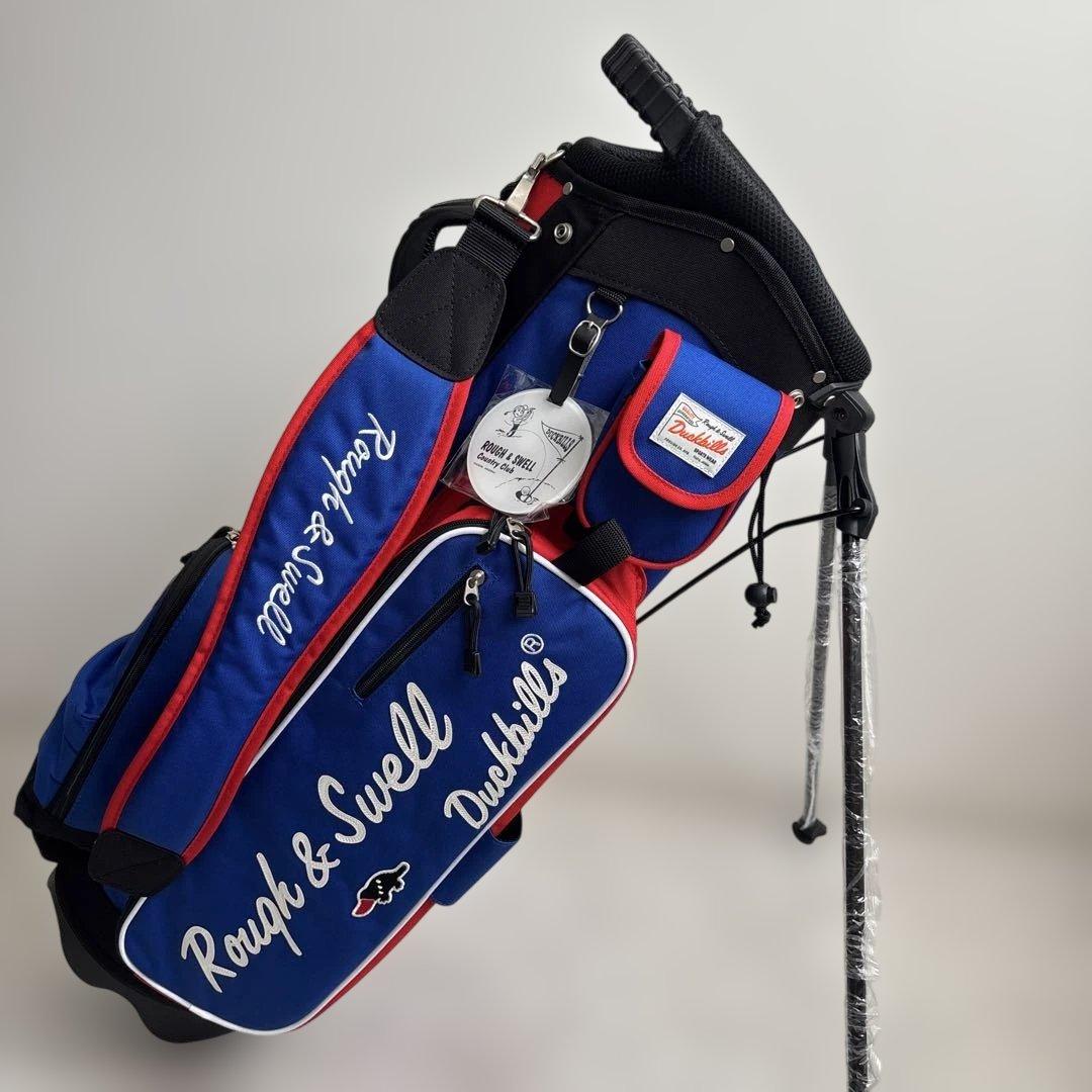 Rough & Swell キャディバッグ 青・赤・白