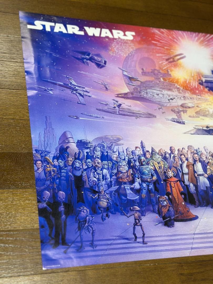 STARWARS スターウォーズ オリジナル プリクエル 全員勢揃い ポスター