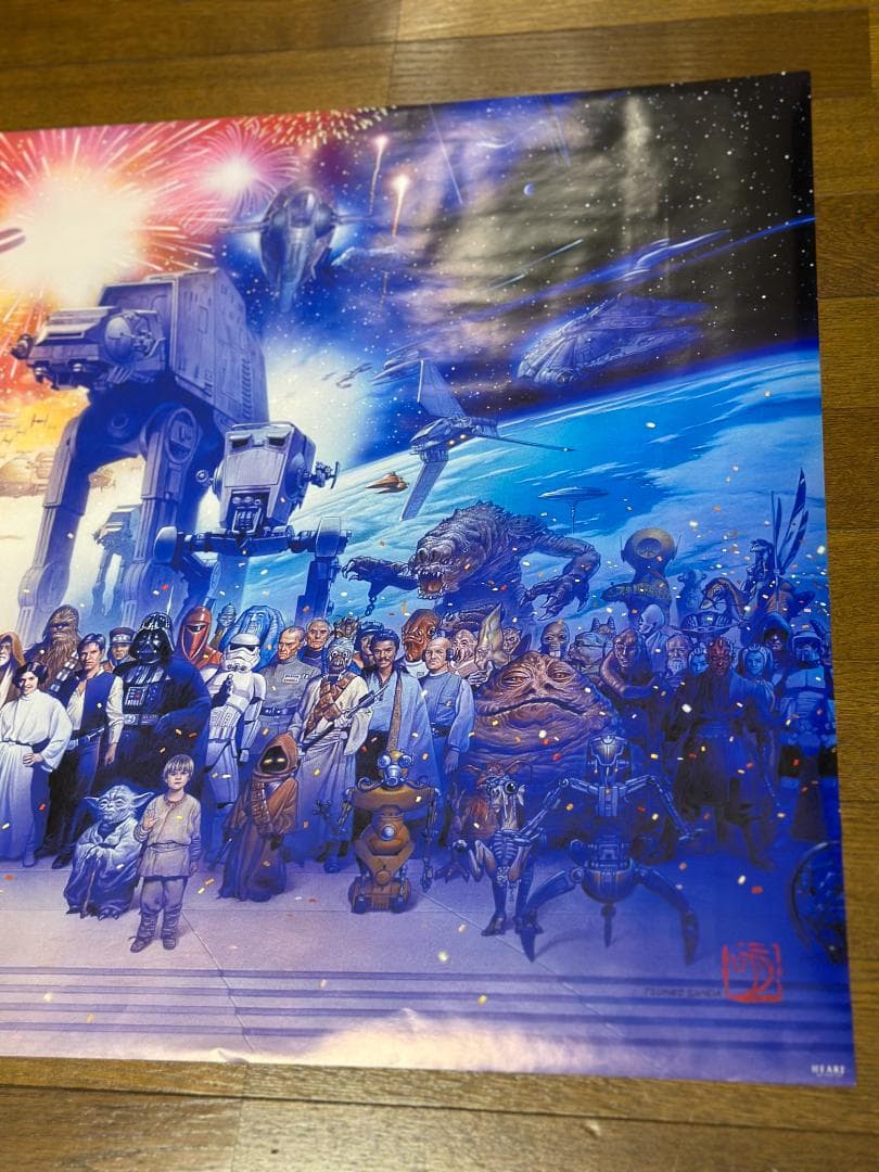 STARWARS スターウォーズ オリジナル プリクエル 全員勢揃い ポスター