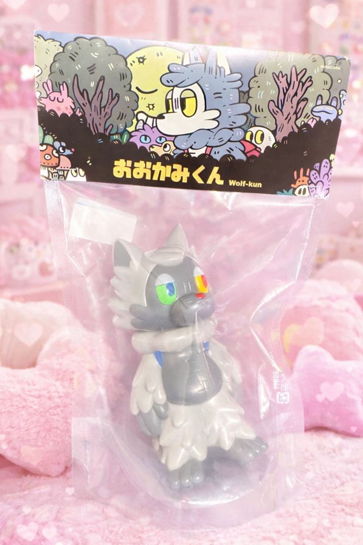 おおかみくん GAME COLOR GRAY ソフビ あらいきりこ氏
