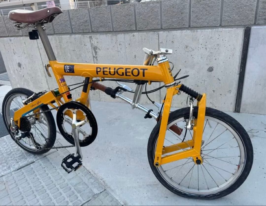 廃盤　希少プジョー (PEUGEOT)のPacific-イエロー