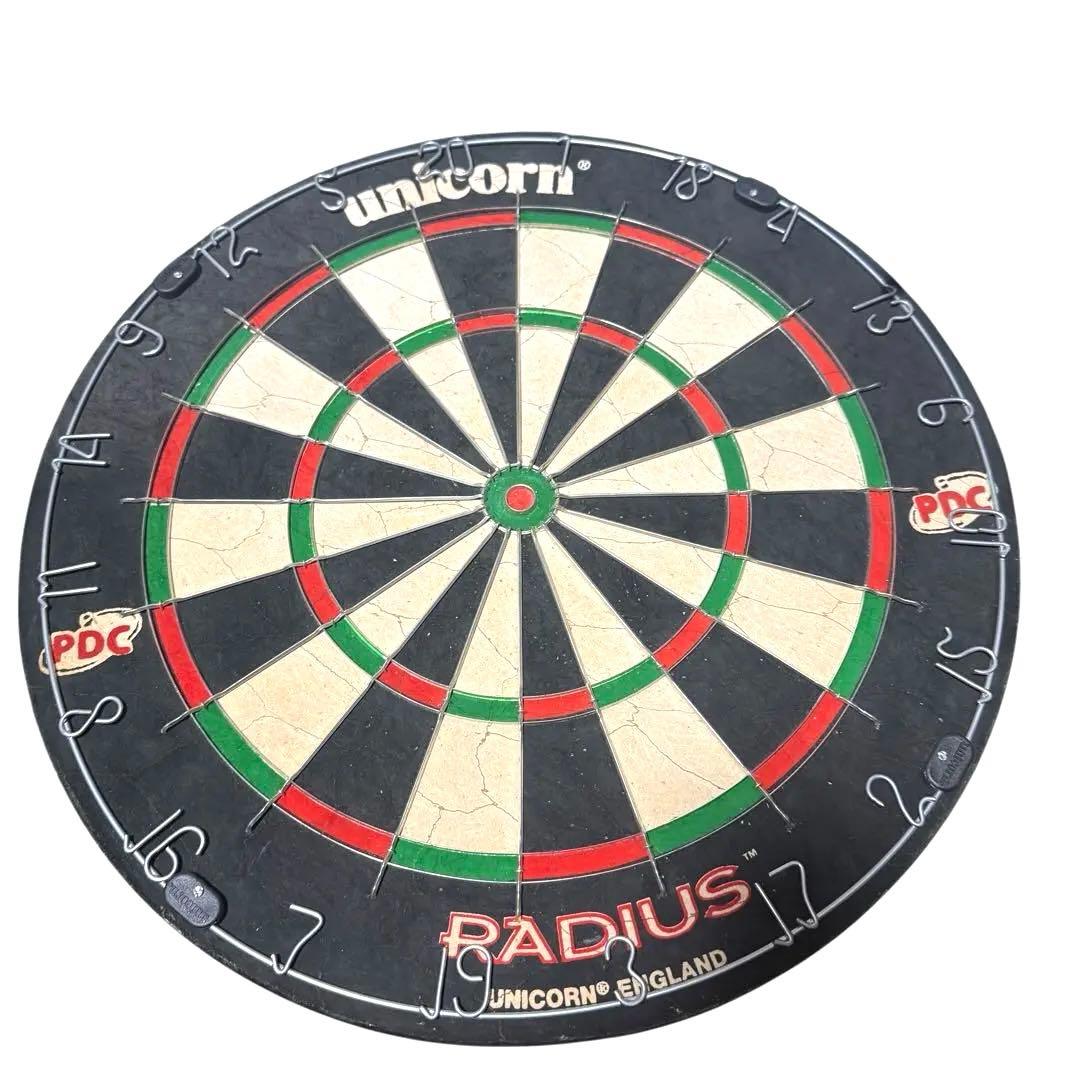 unicorn RADIUS ダーツボード PDCロゴ入り