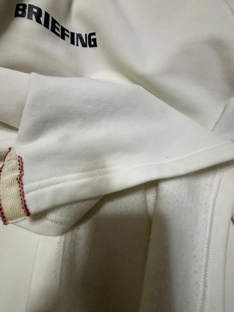 t*9様 BRIEFING ウォーム LS ハイネック ホワイト XL クリーニ