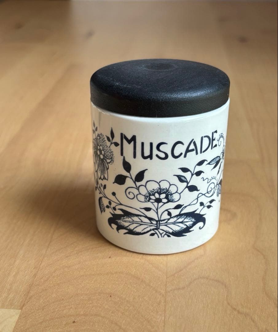 【希少】フランス サルグミンヌ ヴィンテージ スパイスポット ナツメグ