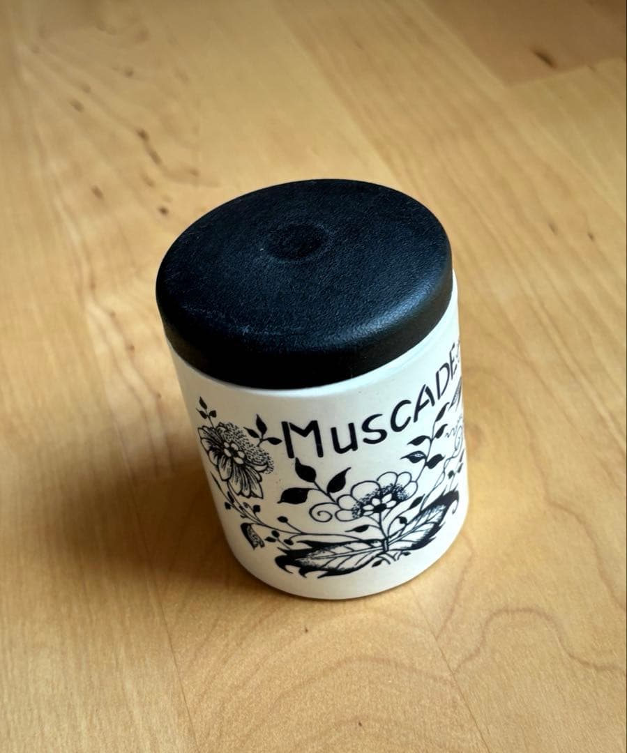 【希少】フランス サルグミンヌ ヴィンテージ スパイスポット ナツメグ