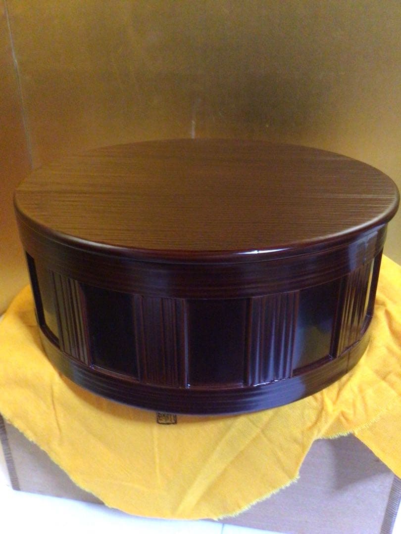 茶道具 一閑桶型食籠 満樹 共箱付き