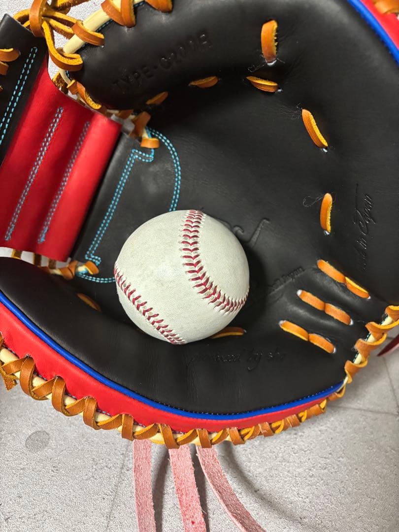 要ミット　軟式用キャッチャーミット 限定カラーKANAME
