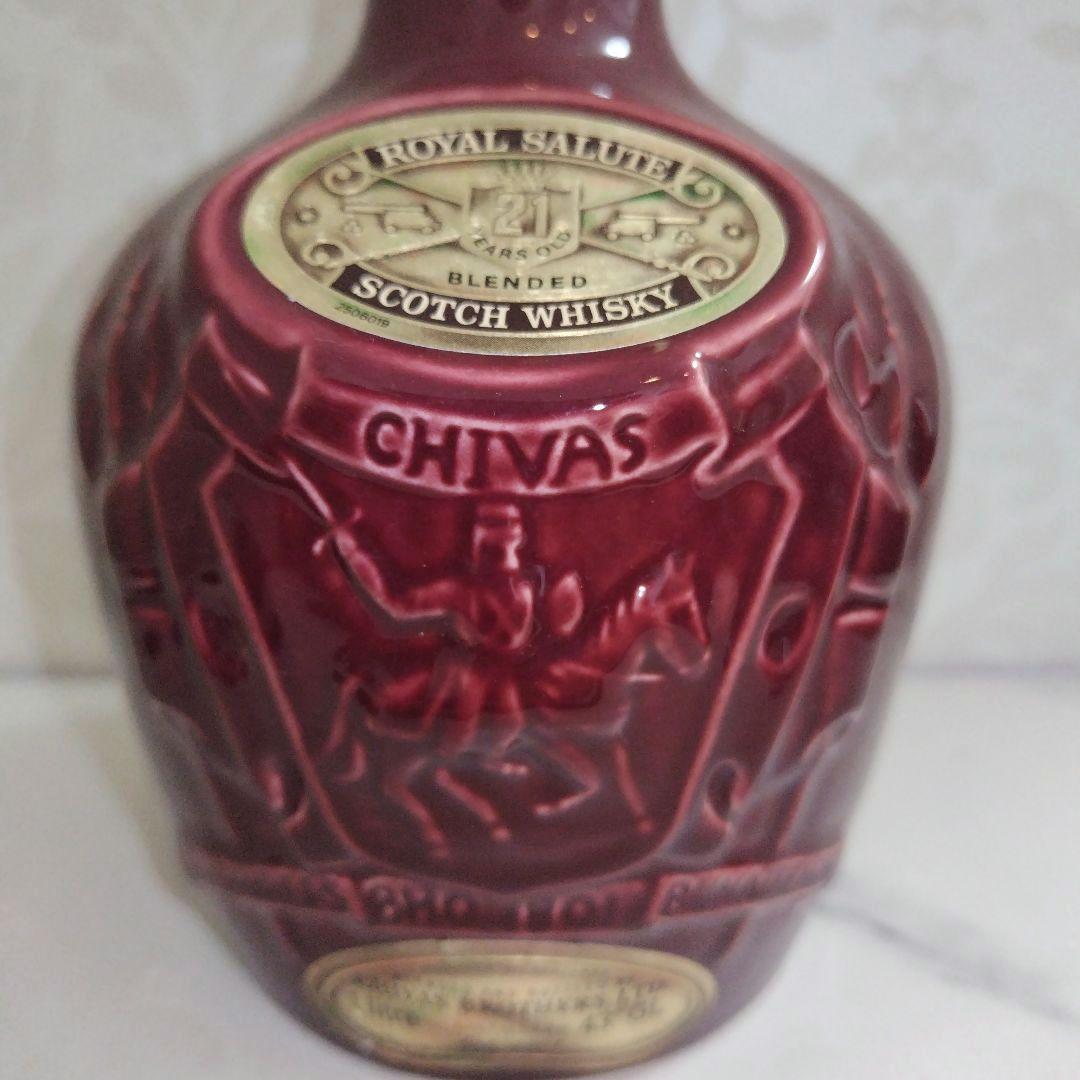 未開栓CHIVAS  SALUTE21年スコッチウイスキー1㍑
