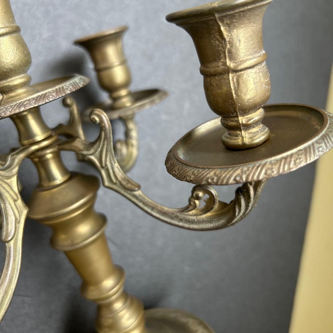 燭台　アンティーク　キャンドルスタンド　未使用