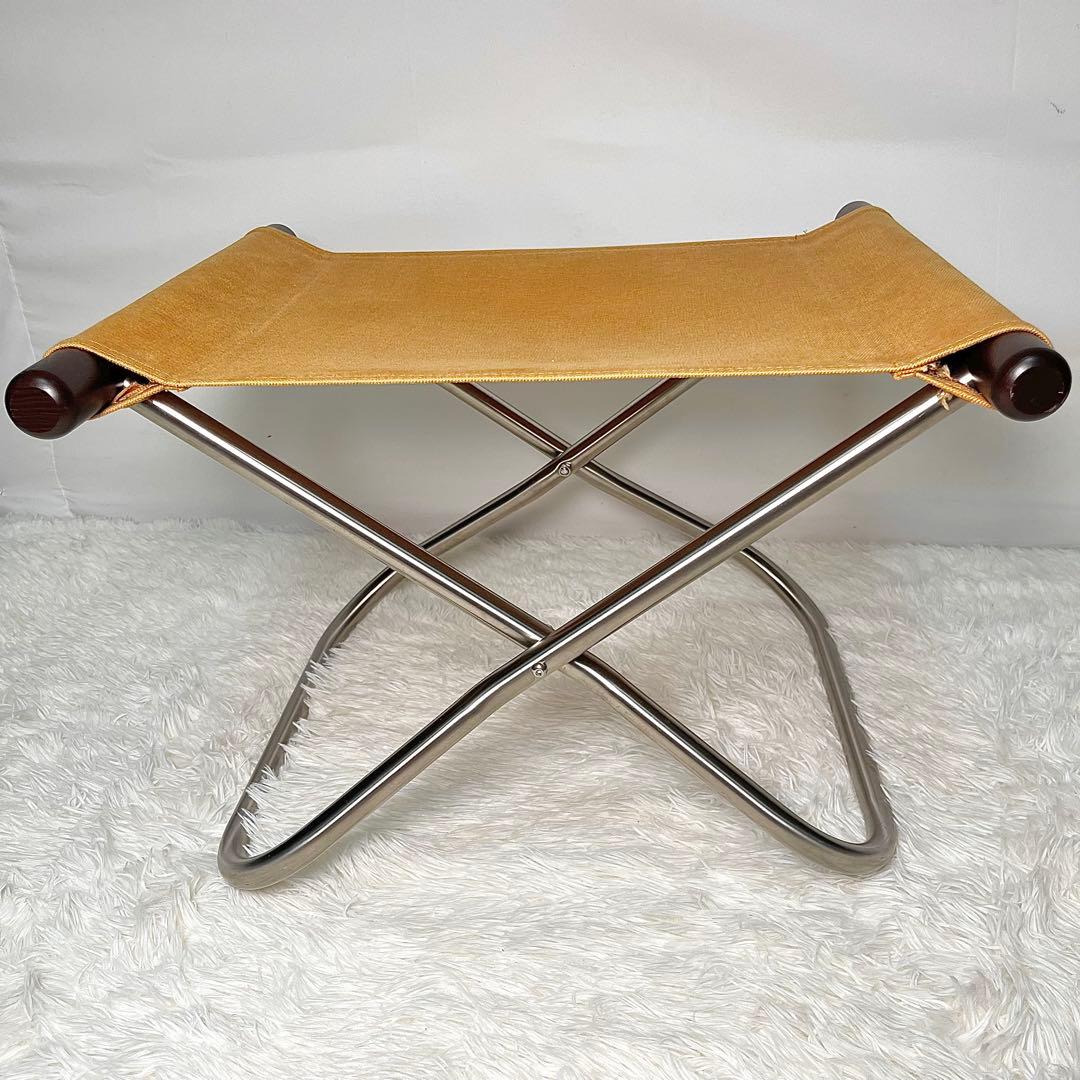 NychairX ニーチェアエックスオットマン付き オレンジ×ダークブラウン