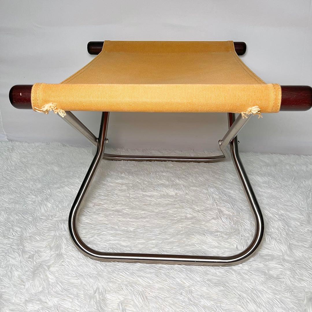 NychairX ニーチェアエックスオットマン付き オレンジ×ダークブラウン