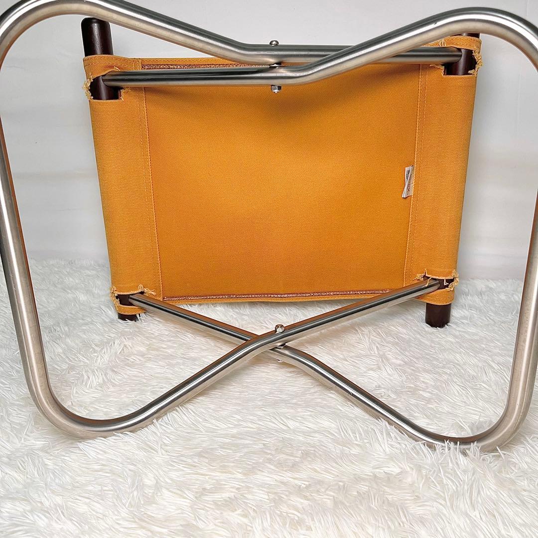 NychairX ニーチェアエックスオットマン付き オレンジ×ダークブラウン