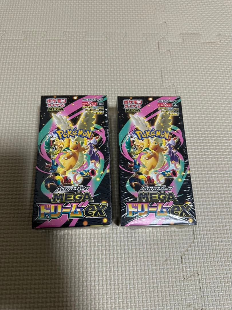 ポケモンカードゲーム MEGA ドリームex 2ボックス　シュリンク付き