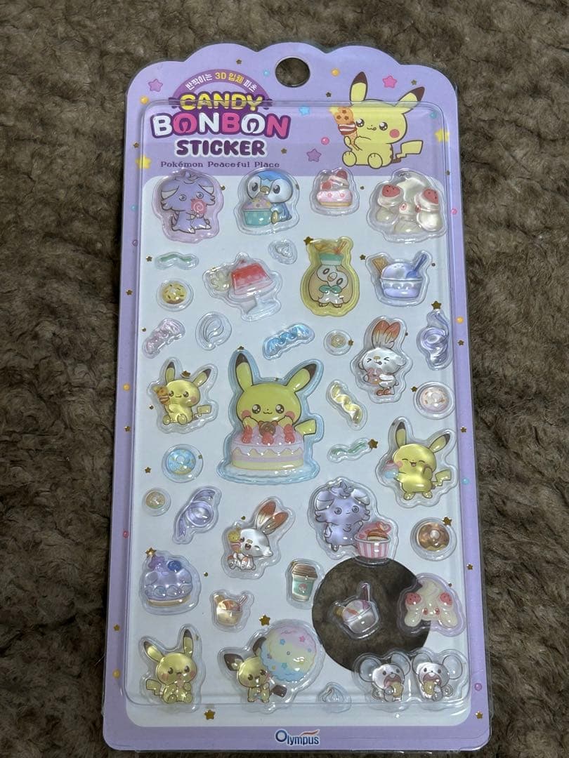 ポケモン サンリオ ボンボンステッカーセット【韓国限定】