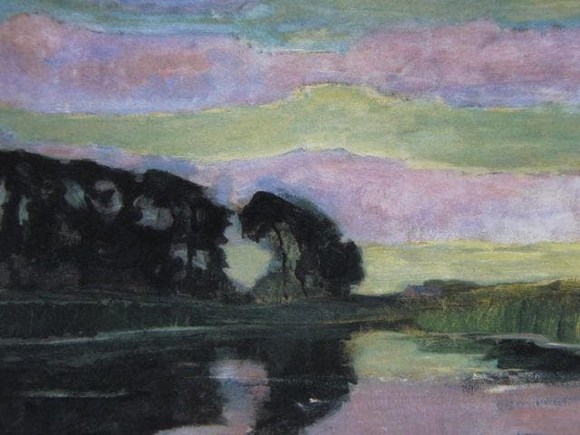 ピート・モンドリアン、『広々とした風景』、希少な画集より